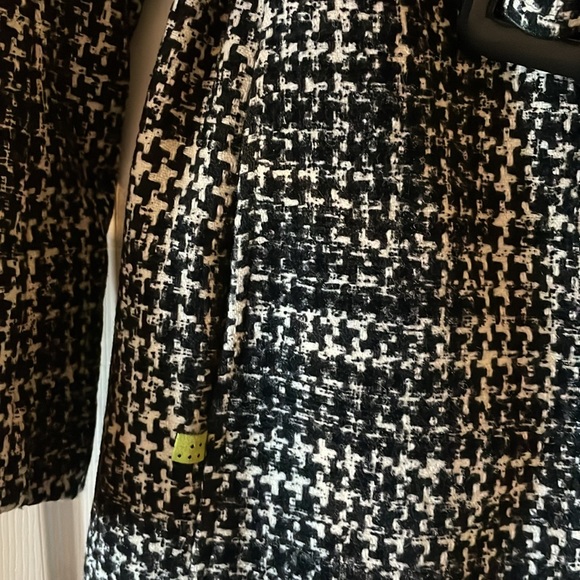 Soia and Kyo houndstooth wool peacoat overcoat jacket coat - Picture 4 of 12